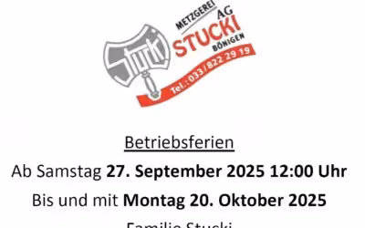 Wir sind dann mal kurz weg.